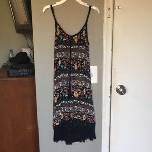 Spaghetti strap dress with pockets